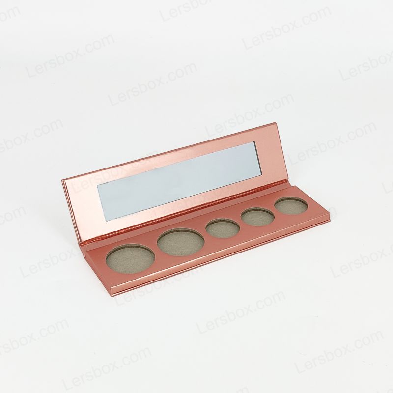 Palette di ombretto magnetico personalizzabile Maggioe per gli occhi di alta qualità con tono della pelle scuro PS Specchio pigmenti Vuoto Bellezza di bellezza Palette 004