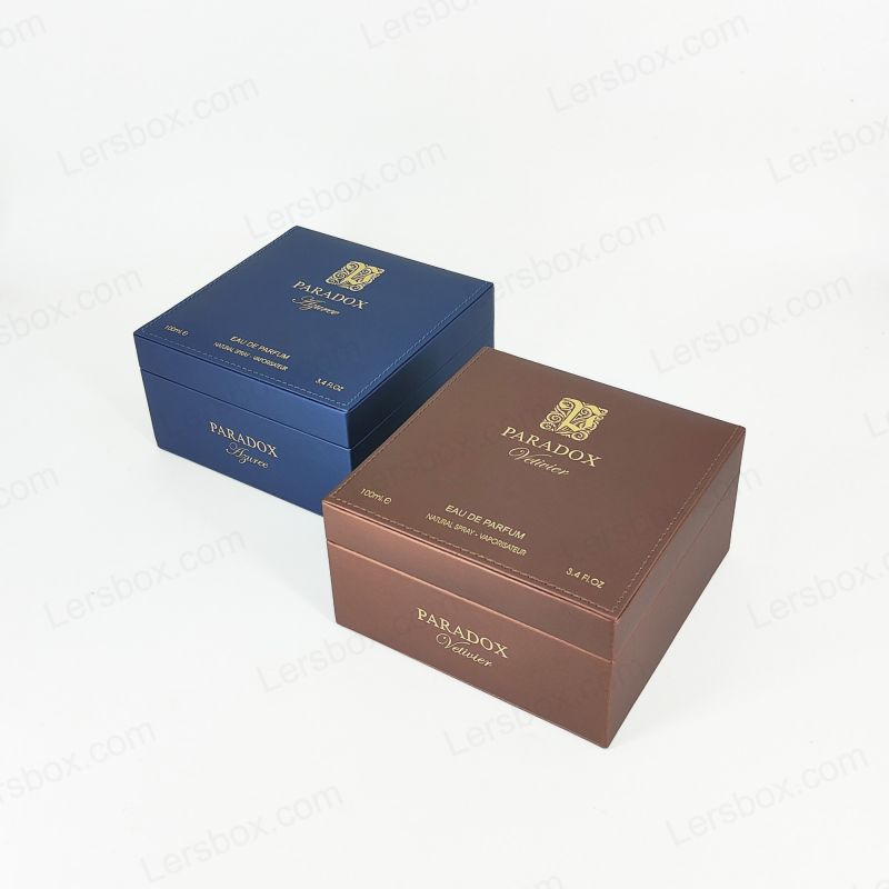 Scatole in pelle PU resistenti ed eleganti con design personalizzati per la vendita al dettaglio, i regali e le esigenze di archiviazione PU002