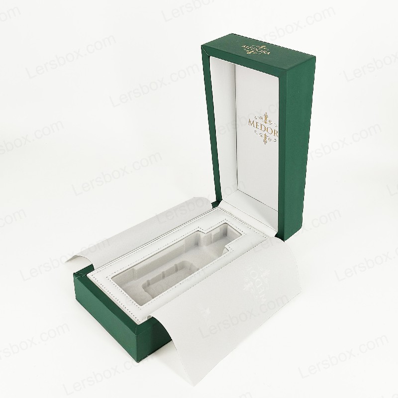 Scatole in pelle PU per imballaggi di lusso, perfetti per regali, display al dettaglio e deposito PU003