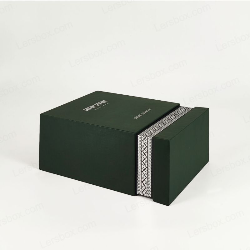 Esclusiva confezione di profumi in foglio d'oro con vassoio EVA e struttura rigida HP024