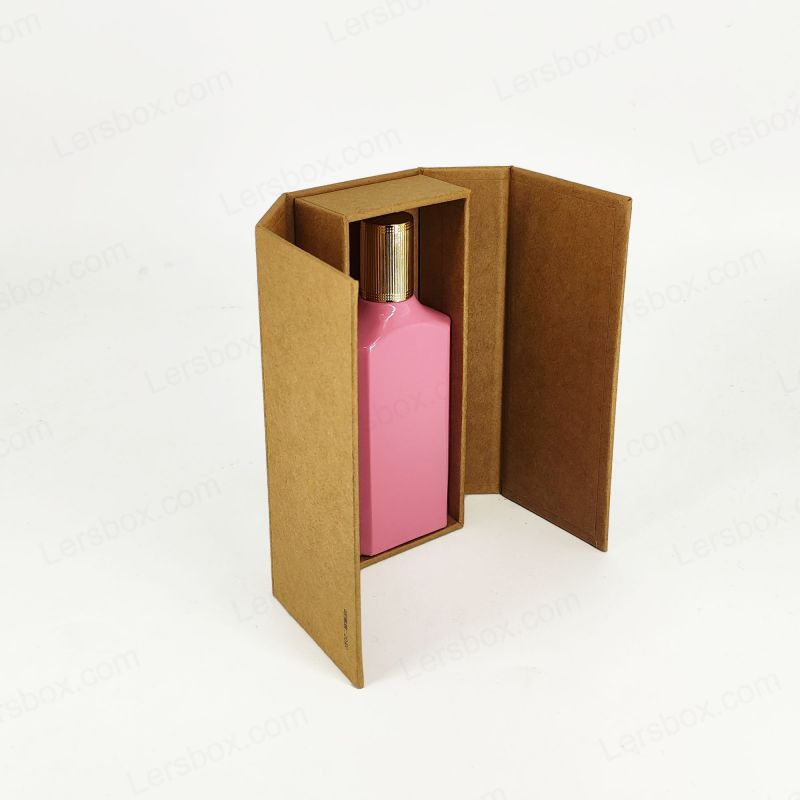 Scatola regalo per profumi in foglio d'oro in rilievo con inserto EVA e base rigida HP026