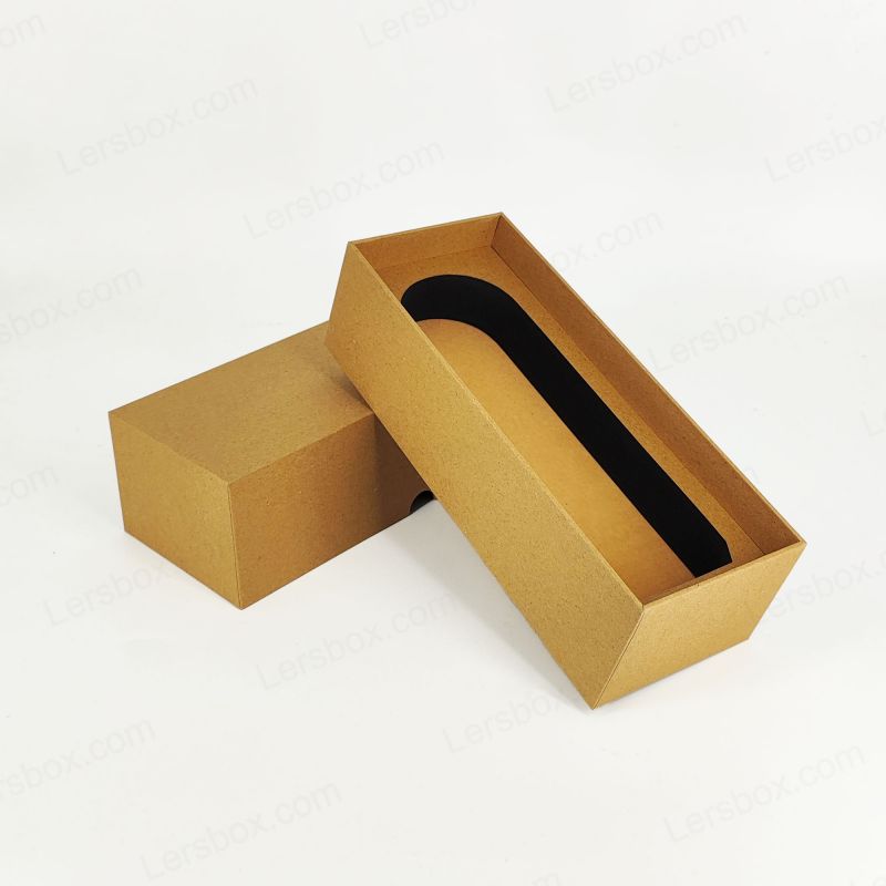 Scatola regalo per profumi in foglio d'oro in rilievo con inserto EVA e base rigida HP026