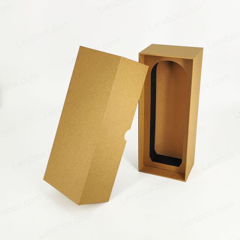 Scatola regalo per profumi in foglio d'oro in rilievo con inserto EVA e base rigida HP026