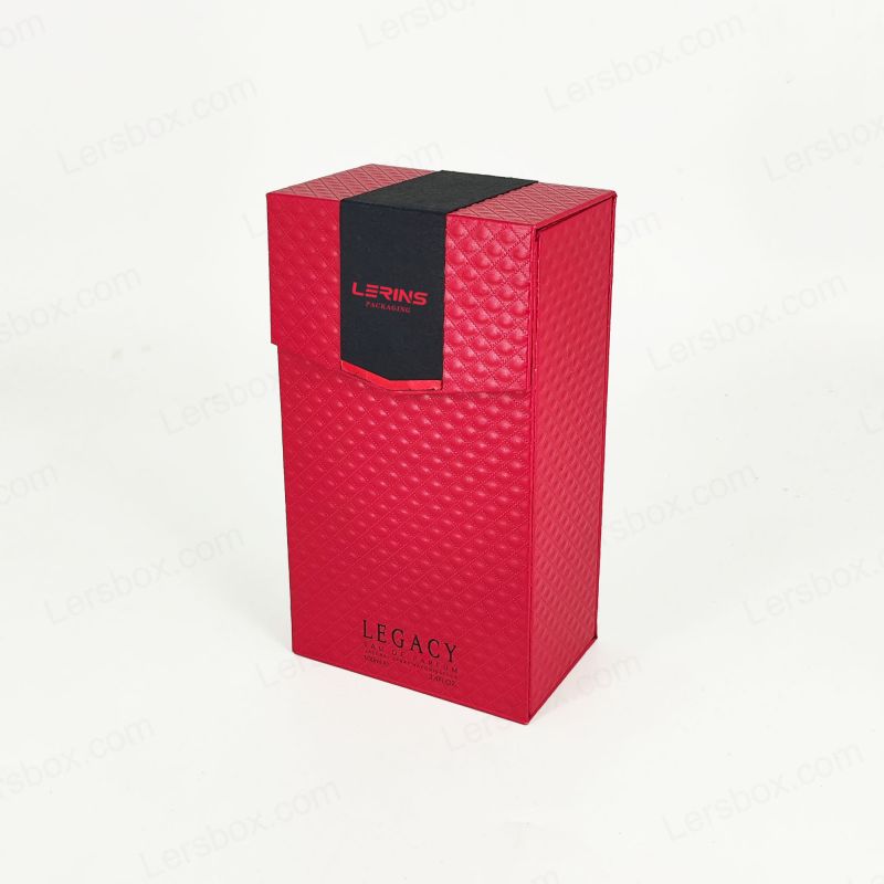 Scatola regalo per profumi in foglio d'oro artigianale con inserto in schiuma EVA e costruzione rigida HP032