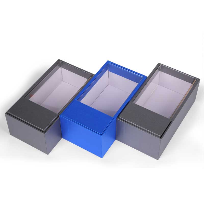 Scatola regalo di profumo acrilico trasparente