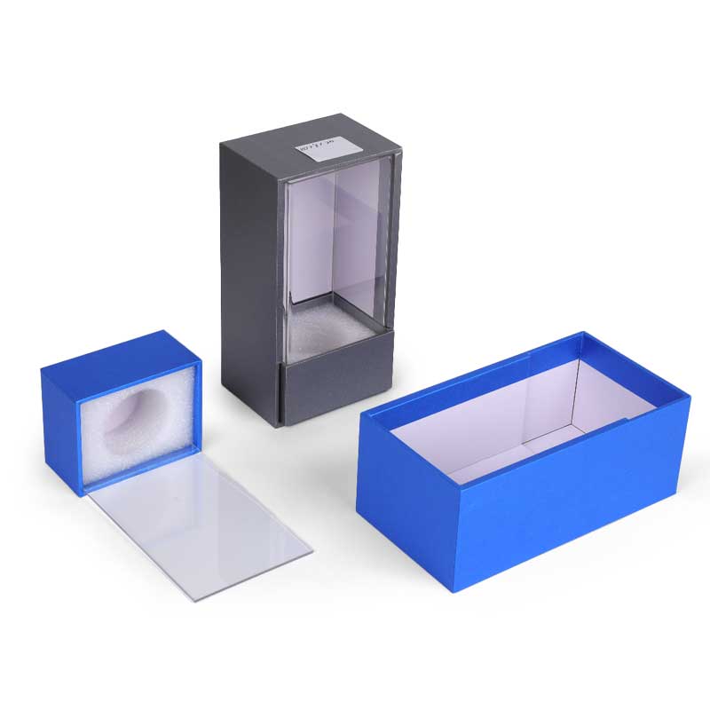 Scatola regalo di profumo acrilico trasparente