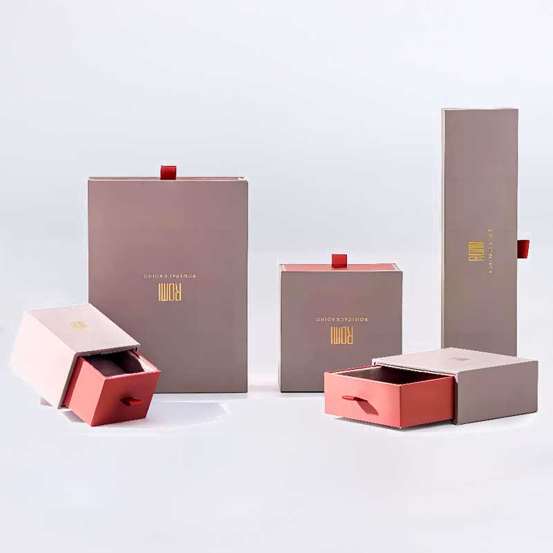 Scatola di gioielli in stile cassetto