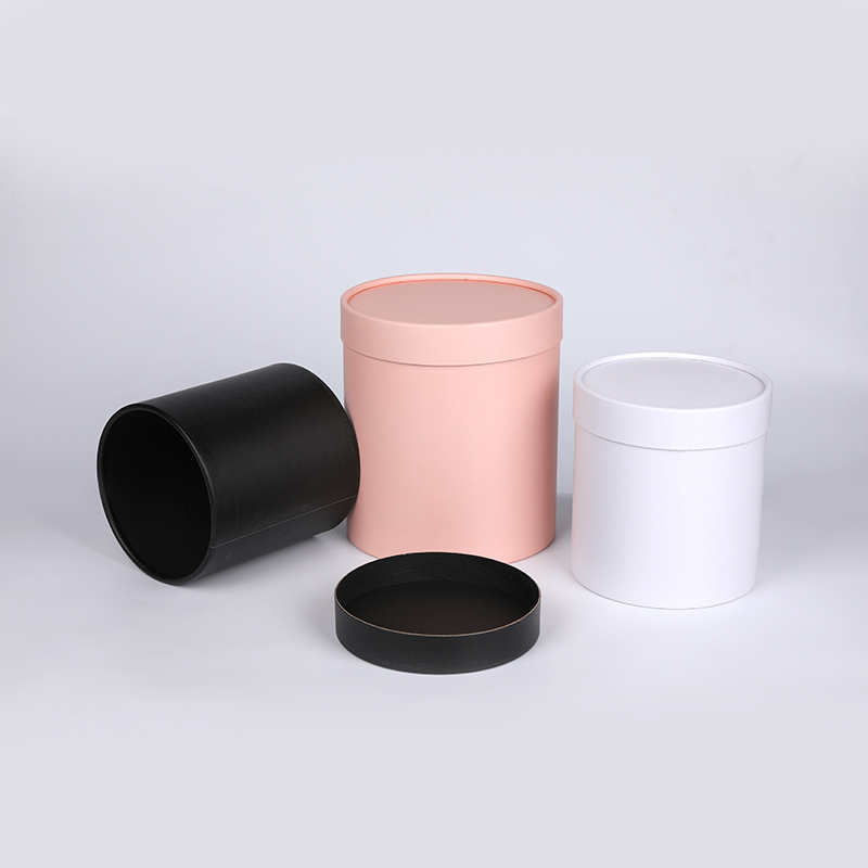 Moderna grazia elegante cilindro di carta elegante con tavola grigia da 10 mm resistente